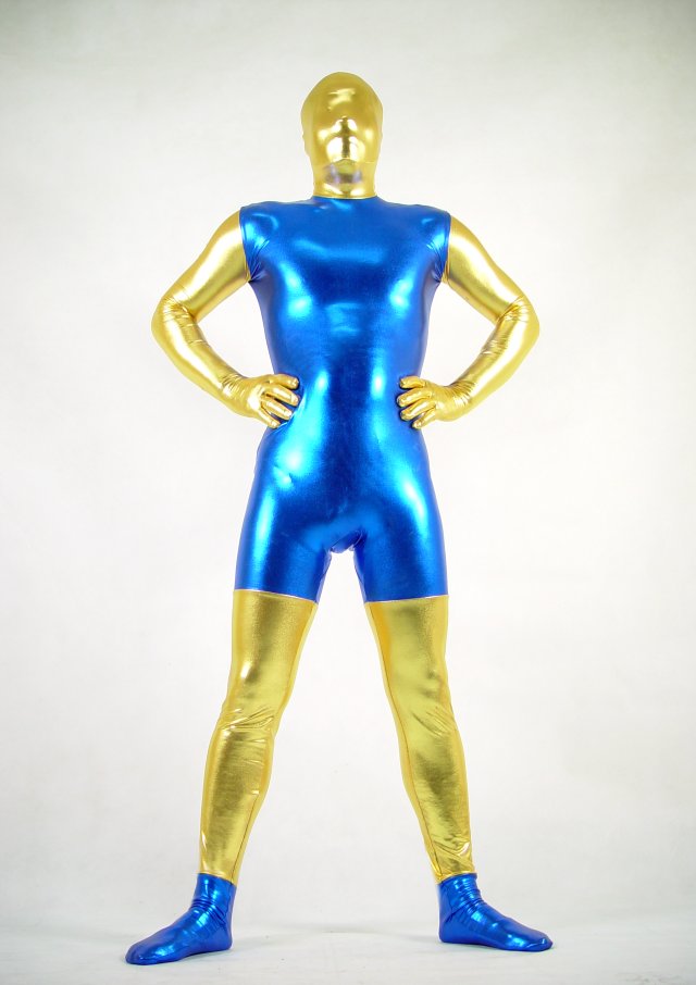 Blue Gold Halloween Costume Ideas Zentai